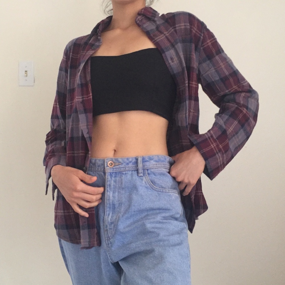 Brandy plaid flannel